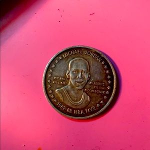 A michal Jordan coin rare silver 1987-1988 NBA MVP